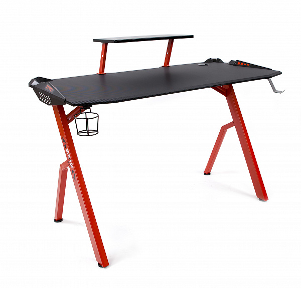 Стол компьютерный игровой CTG-001 Черный/Синий 1200х600х750 SKILLL