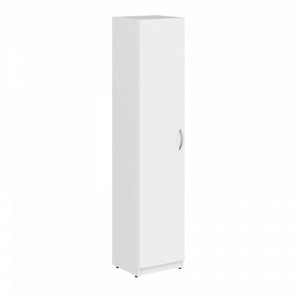 Шкаф колонка с глухой дверью SR-5U.1(L) Серый 386х375х1815 SIMPLE