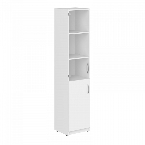 Шкаф колонка комбинированая SR-5U.2(L) Серый 386х375х1815 SIMPLE